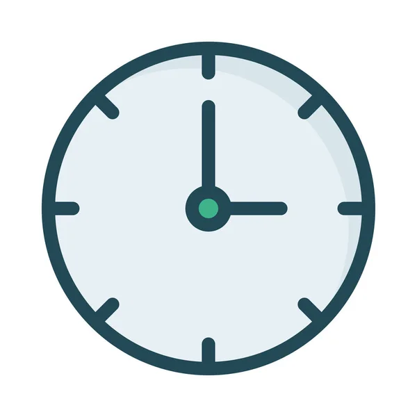 Сірий Зелений Годинник Ізольовані Білому Тлі — стоковий вектор