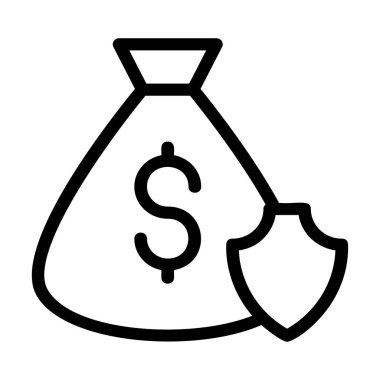 Beyaz arka plan üzerinde izole basit iş ve finans simgesi