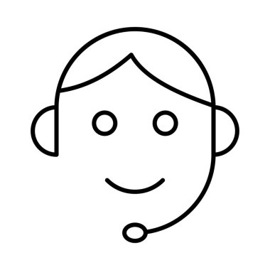 İnsan yüzü beyaz arka plan üzerinde izole mikrofon ile