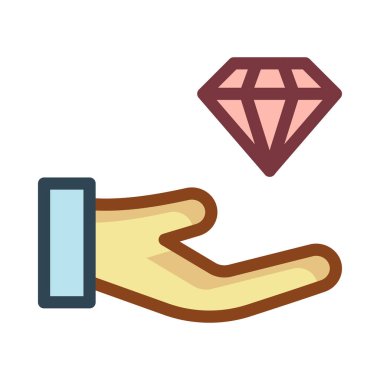 Elmas renkli insan eli