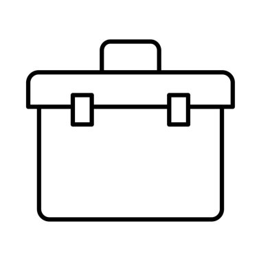 Anahat çanta imza izole üzerinde beyaz arka plan