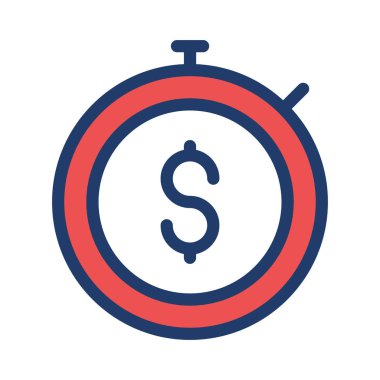 Dolar simgesi vektör illüstrasyonu