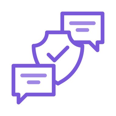 Güvenli iletişimini imzala izole üzerinde beyaz arka plan