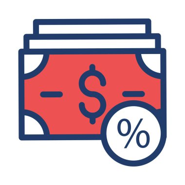 Dolar simgesi vektör illüstrasyonu