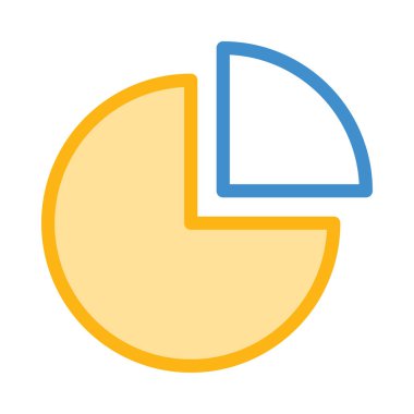 iş grafik hat simgesi, vektör çizim