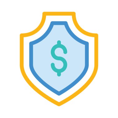 Dolar simgesi vektör illüstrasyonu 