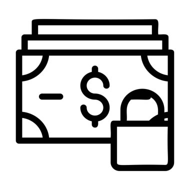 Beyaz arka plan üzerinde izole basit iş simgesi