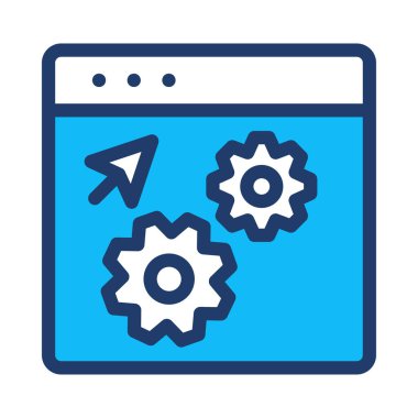 basit bilgisayar ve kablosuz teknoloji simgesi beyaz arka plan üzerinde izole