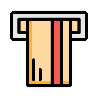 Beyaz arka plan üzerinde vektör illüstrasyon izole düz iş simgesi