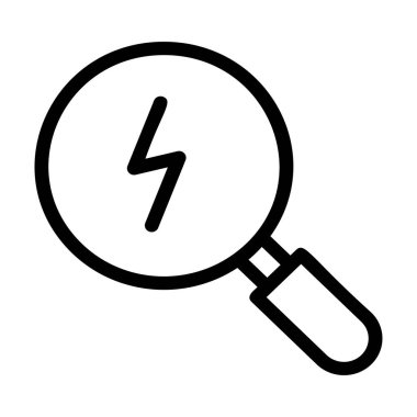 büyüteç cam hattı kutsal kişilerin resmi, vektör çizim