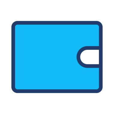 cüzdan ikonu vektör illüstrasyonu