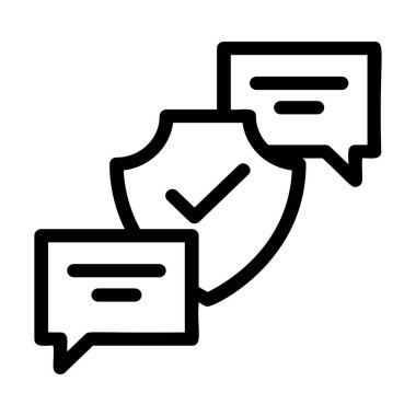 Güvenli iletişimini imzala izole üzerinde beyaz arka plan