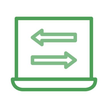 İş satırı simgesi, vektör çizim