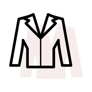 Beyaz arka plan bej gölge ile kadın ceket