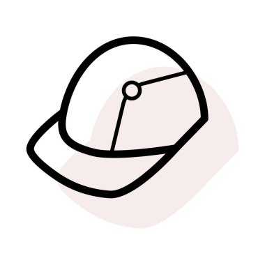 Bej gölge beyaz zemin üzerine kap