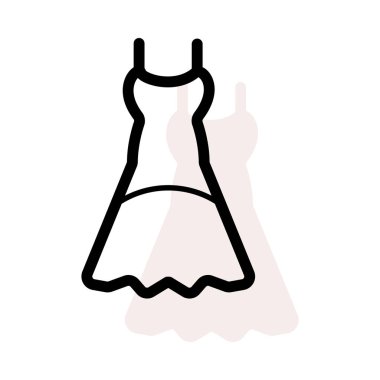 Bej gölge beyaz zemin üzerine uzun elbise