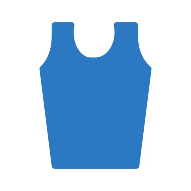 Düz stil beyaz arka plan üzerinde izole mavi top