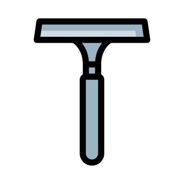 Beyaz arka plan üzerinde izole gri tıraş makinesi