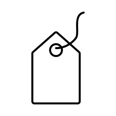 Anahat fiyat etiketi beyaz arka plan üzerinde izole