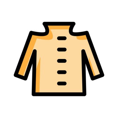 Beyaz arka plan üzerinde izole turuncu kısa ceket