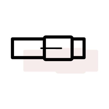 Beyaz arka plan bej gölge ile kemer