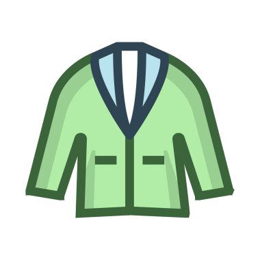 Yeşil smokin beyaz arka plan üzerinde izole