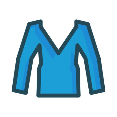 Beyaz arka plan üzerinde izole mavi jumper