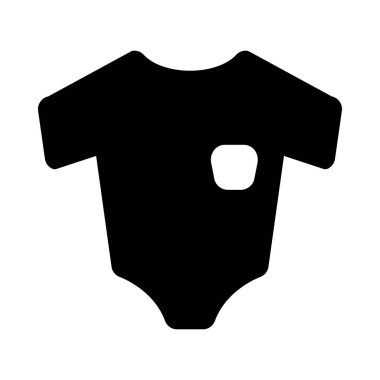 Beyaz arka plan üzerinde izole siyah glif vücut