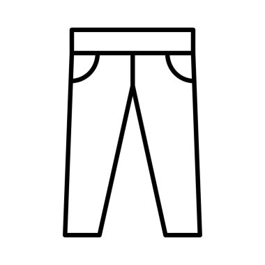 Anahat ince uygun beyaz arka plan üzerinde izole kot