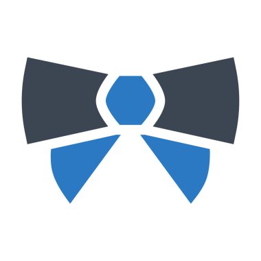 Düz stil beyaz arka plan üzerinde izole mavi yay