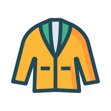 Beyaz arka plan üzerinde izole sarı ve yeşil smokin