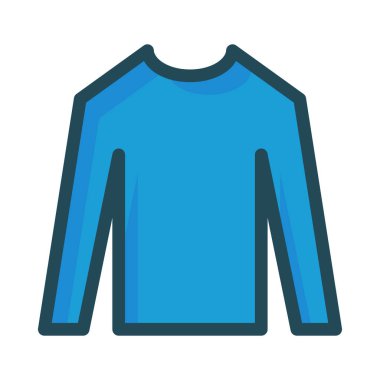 Beyaz arka plan üzerinde izole mavi jumper