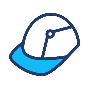 Beyaz arka plan üzerinde izole basit beyaz ve mavi kap