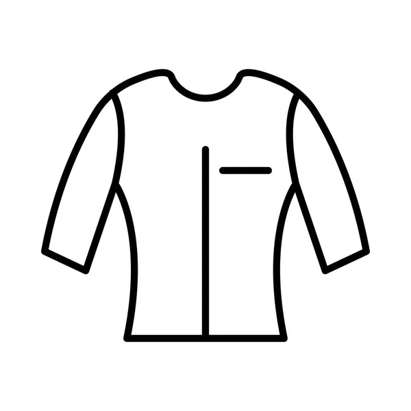 Блузка Белом Фоне — стоковый вектор