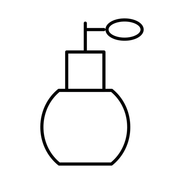 Esquema Perfume Aislado Sobre Fondo Blanco — Archivo Imágenes Vectoriales