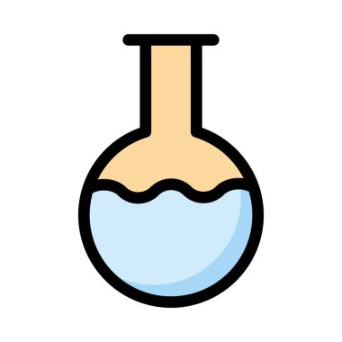 Beyaz arka plan üzerinde izole bllue sıvı turuncu cep şişesi