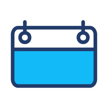 Beyaz arka plan üzerinde izole beyaz ve mavi tabela