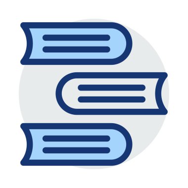 Beyaz arka plan üzerinde izole mavi ve gri renklerde nesneleri