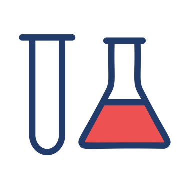 Beyaz arka plan üzerinde izole kırmızı sıvı ile şişeler