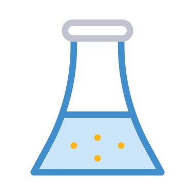 Beyaz arka plan üzerinde izole büyük üçgen şişesi