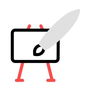 Roket beyaz arka plan üzerinde izole kırmızı, gri ve siyah renklerde uçan ile uydu