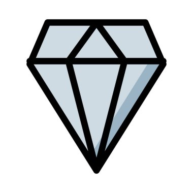 Beyaz arka plan üzerinde izole gri elmas