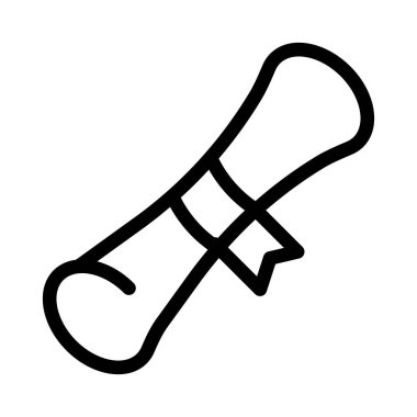 Beyaz arka plan üzerinde izole kurdele ile siyah outlinepaper kaydırma