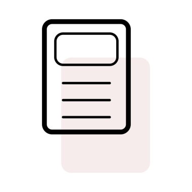 Beyaz arka plan bej gölge ile hesap makinesi