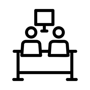 Siyah anahat insanlar beyaz arka plan üzerinde izole kanepede oturup tv izlerken