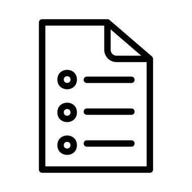 Siyah anahat belgeyle noktalar ve çizgiler beyaz arka plan üzerinde izole