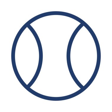 Beyaz arka plan üzerinde izole anahat mavi basketbol topu