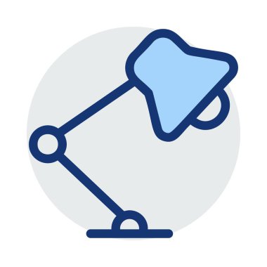 Lamba beyaz arka plan üzerinde izole mavi ve gri renklerde