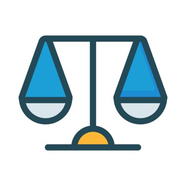 Beyaz arka plan üzerinde izole mavi ve sarı ölçekler