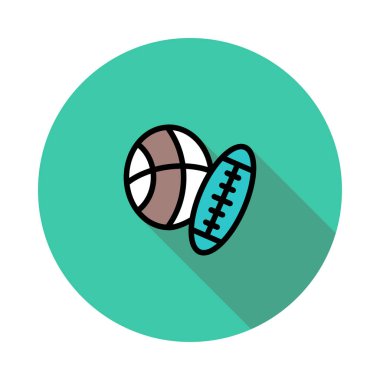 Yeşil daire beyaz arka plan üzerinde izole topları